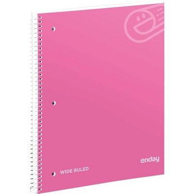 36 pieces of Spiral Notebook 1-Subject W/r 70 Ct., Pink