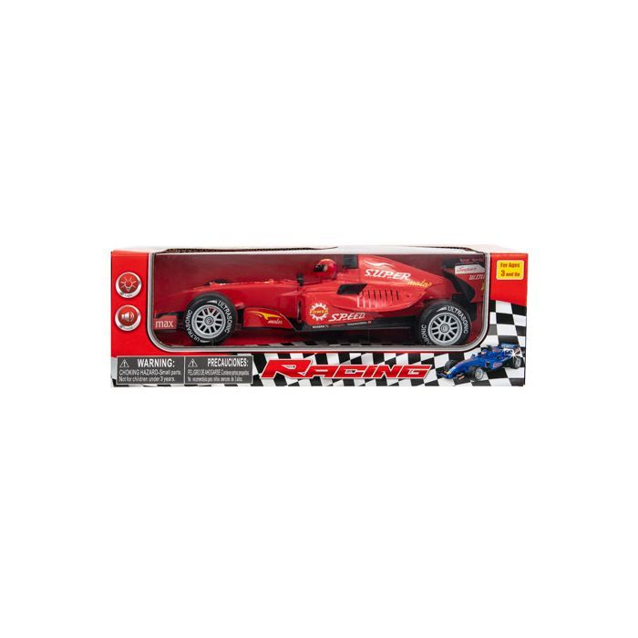 12 Pieces of LighT-Up Friction Powered Formula Race Car With Sound