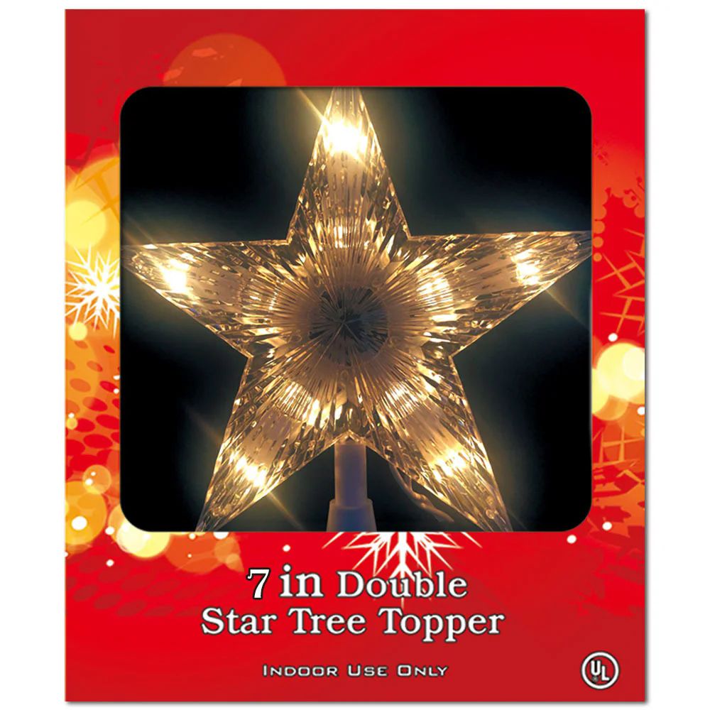 24 Pieces of 7"/10l Star Tree Topper