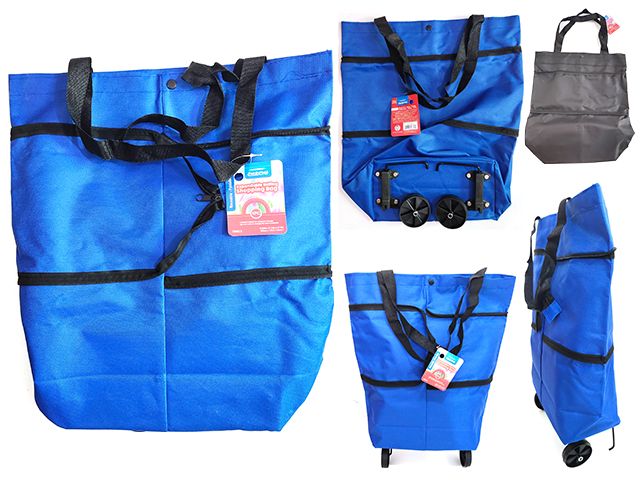 24 Pieces of Shopping Bag With Wheels