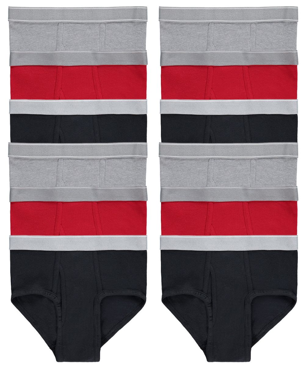 24 Wholesale Boys Cotton Underwear Briefs In Assorted Color, Size Xlarge