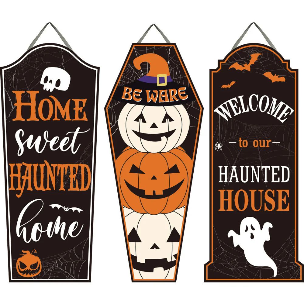 48 Pieces of Halloween Plaque