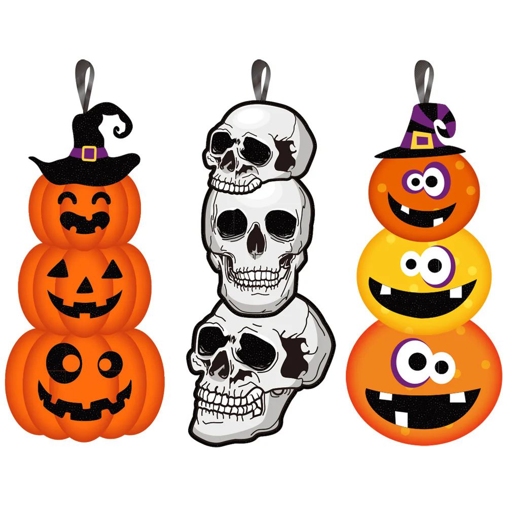 48 Pieces of Halloween Plaque