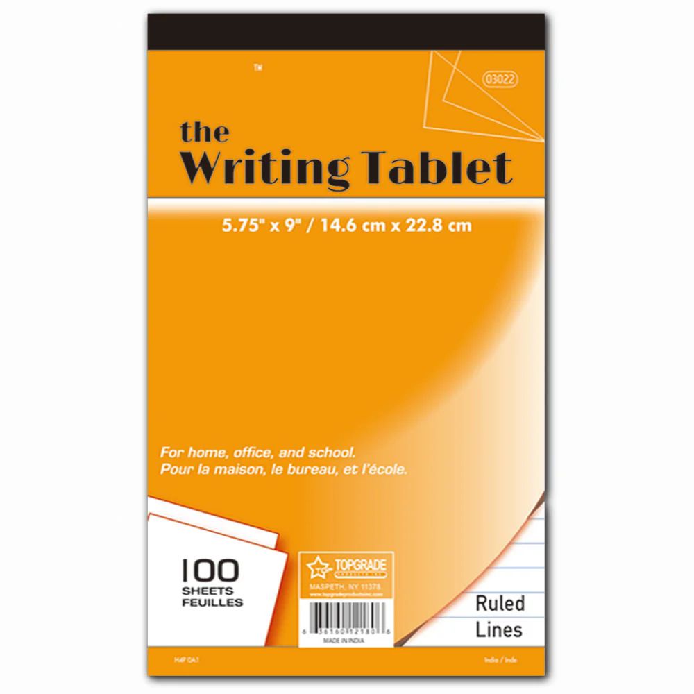 48 Pieces of 100ct Writing Tablet