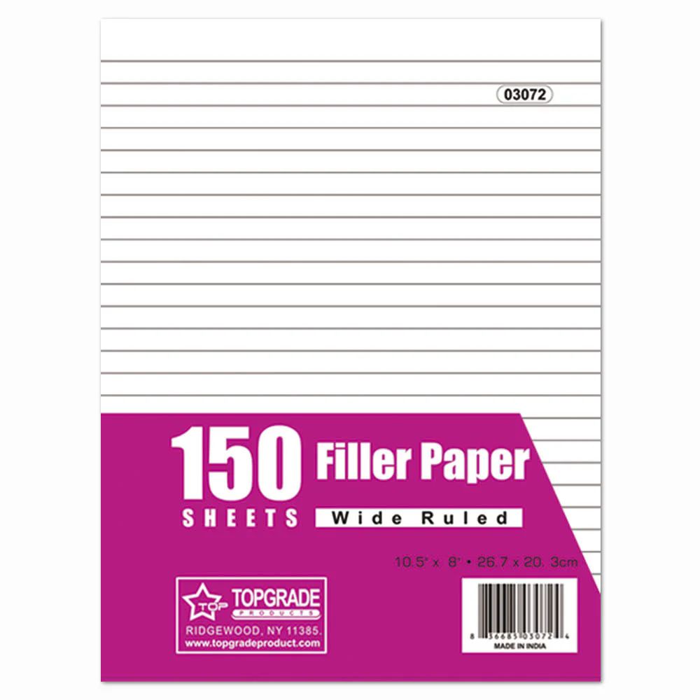 36 Pieces of 150ct Filler Paper