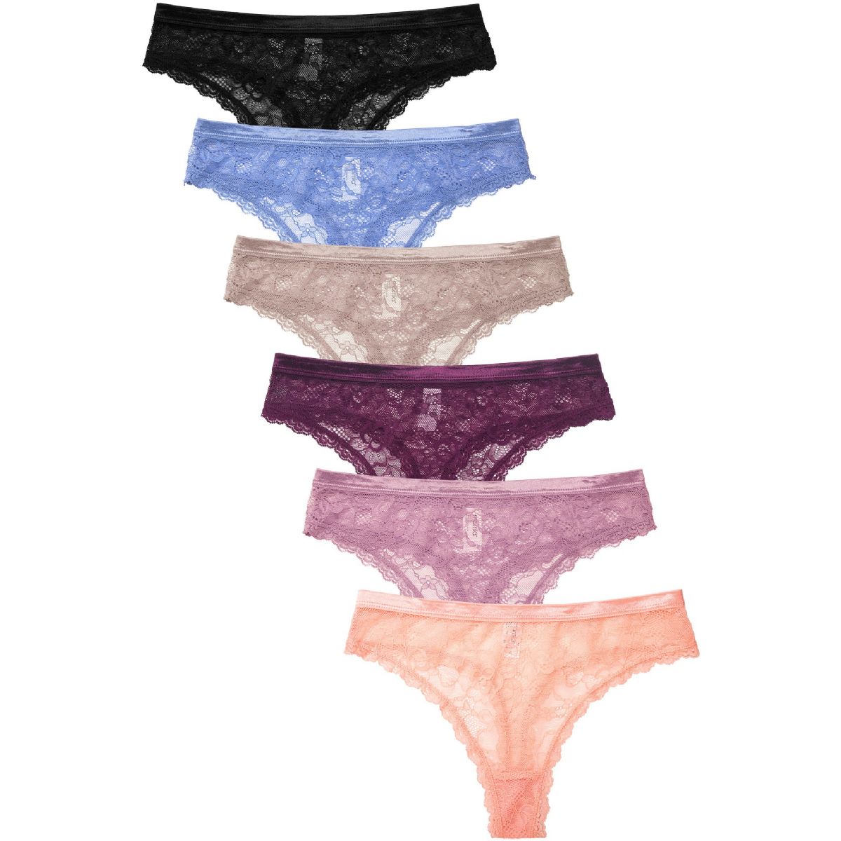 36 Pieces Womens Fishnet Pantyhose Solid Black - Womens Panties & Underwear