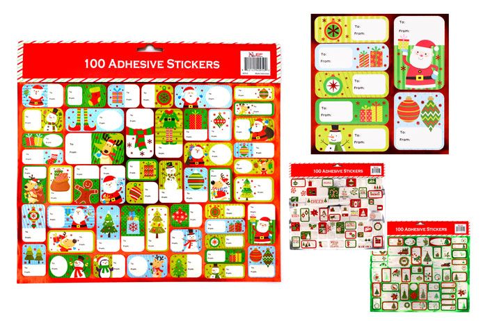 24 Pieces of Christmas Gift Tag Stickers