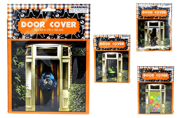 24 Pieces of Halloween Door Cover