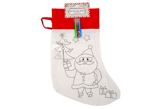 24 Pieces of Christmas ColoR-YouR-Own Stocking