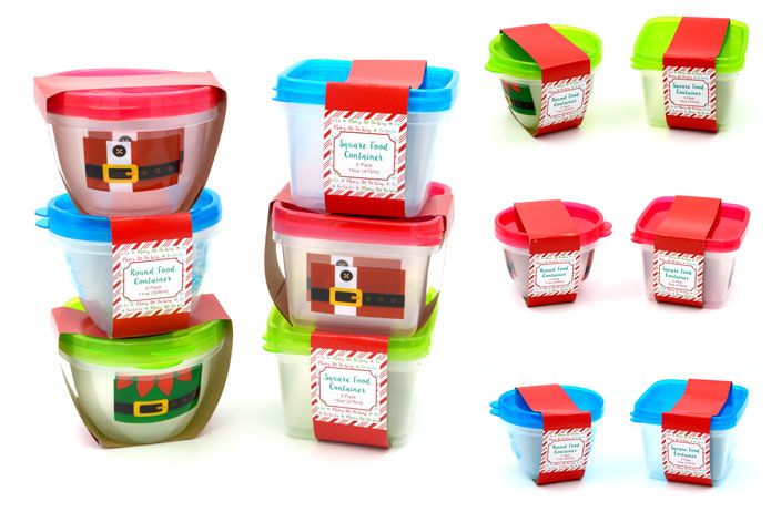 24 pieces Storage Jar - Christmas - Food Storage Containers - at 
