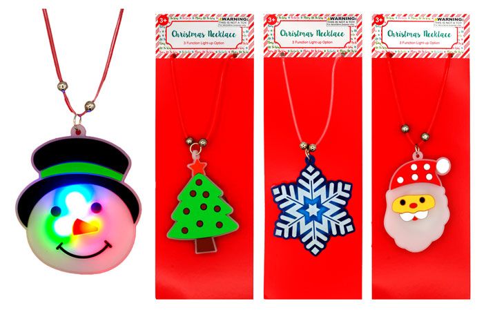 24 Pieces of Christmas Light Up Necklace
