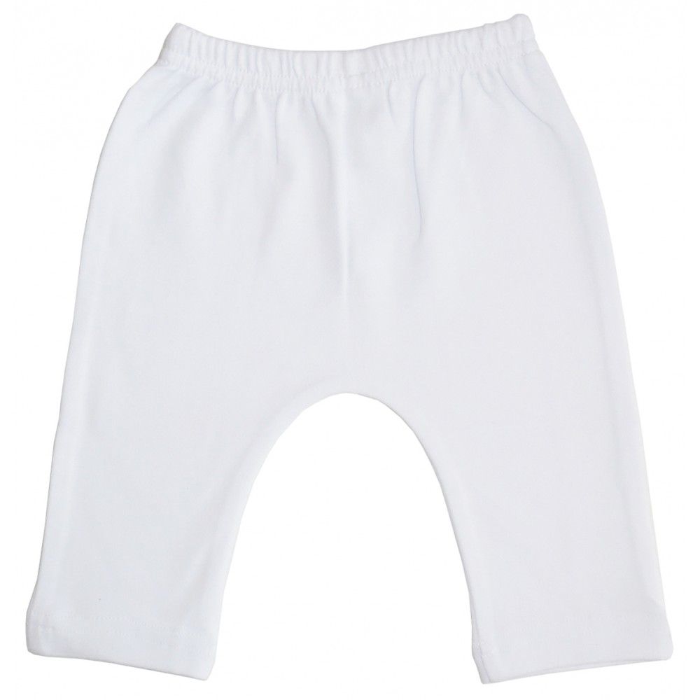 24 Pieces of Interlock White Long Pants Size 2t