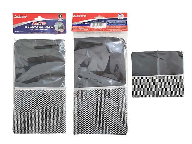 96 Pieces of 10.43" X 11.6" Polyester Auto Car Storage Bags With Mesh