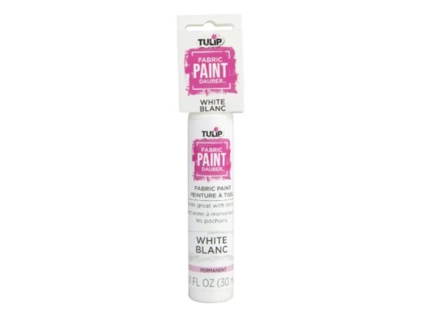 132 pieces of Tulip White 1oz Fabric Paint Dauber