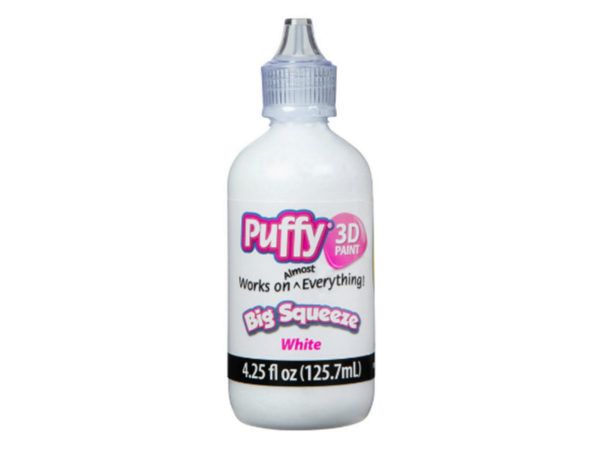 108 pieces of Puffy 3d 4.25oz Shiny White Paint
