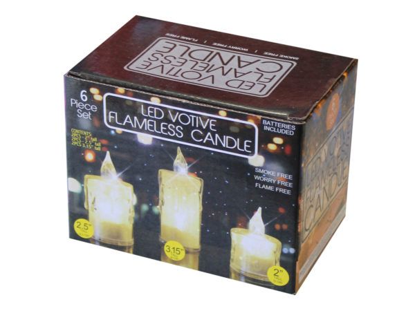 12 pieces of 6 Pack Decorative Led Flameless Candle Set