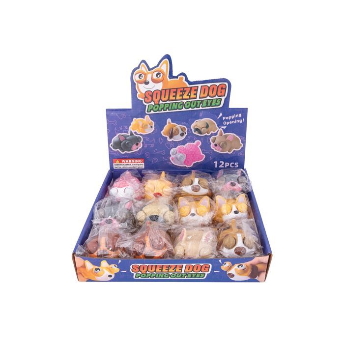 24 Pieces of Dog Popper Squish (12 Pack)