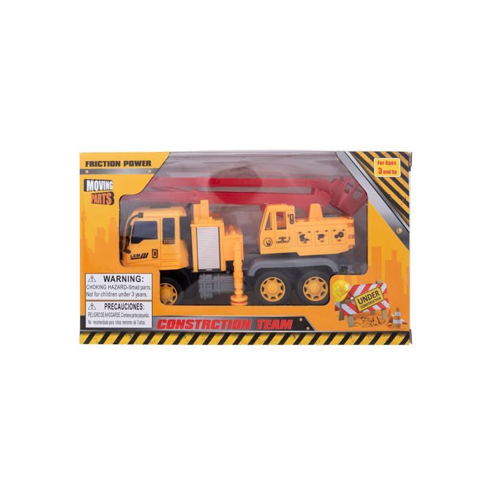 24 Pieces of Friction Powered Construction Team Vehicle