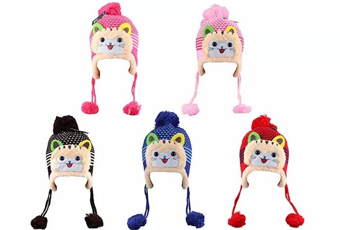 36 Pieces of Kids Winter Animal Hat