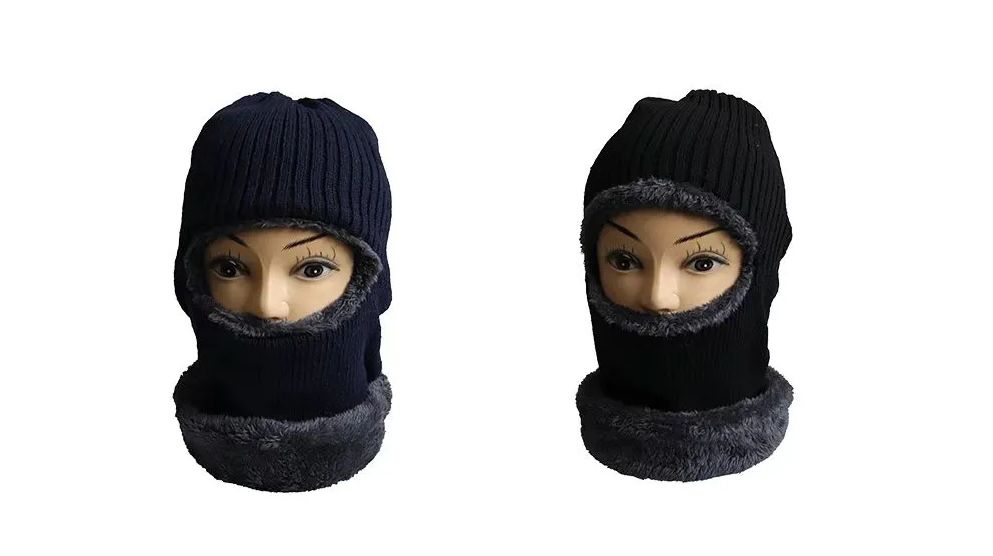 10 Pieces of FuR-Lined Ski Mask