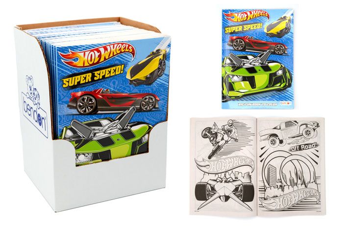 48 Pieces of Adult Coloring Book (hot Wheels)