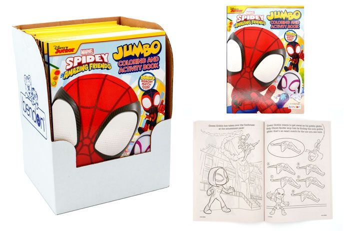 48 Pieces of Adult Coloring Book (spidey & Friends)