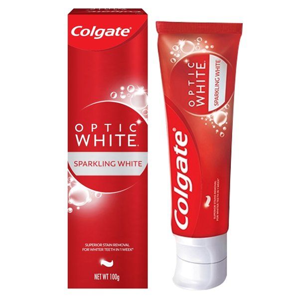 48 pieces of Colgate Toothpaste 100g Optic White Sparkling White