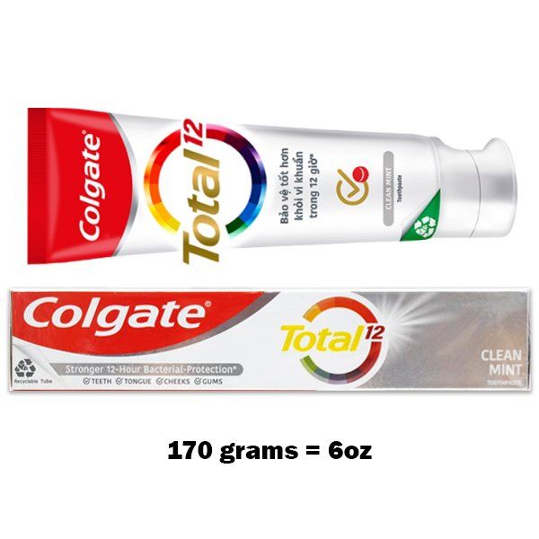 36 pieces of Colgate Toothpaste 170g 6oz Total Clean Mint