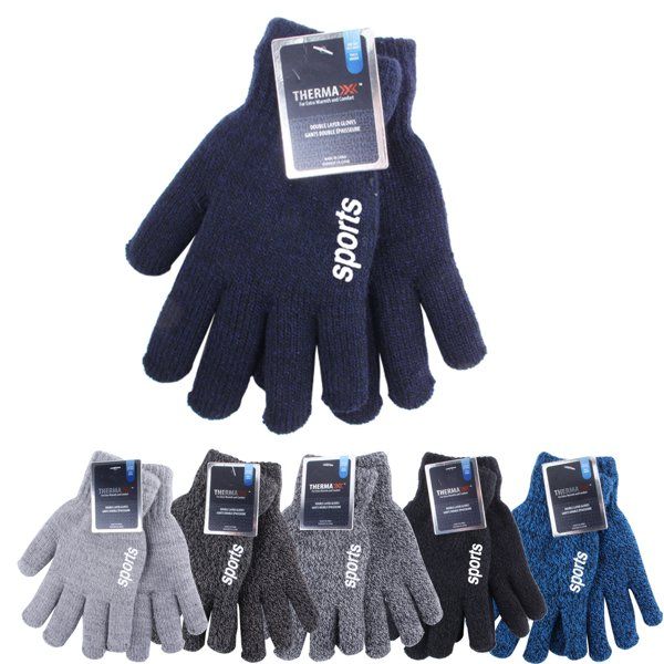 72 pieces of Thermaxxx Boys Glove Marled 2 Layer Sports