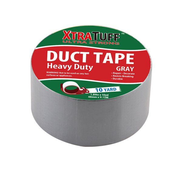 48 pieces of XtraTuff Duct Tape 1.89in by 10yd Silver