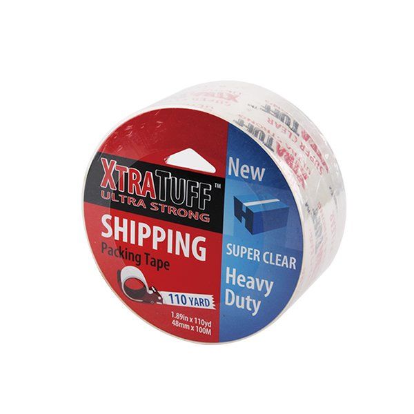 48 pieces of XtraTuff Packing Tape 1.89in by 110yd Super Clear