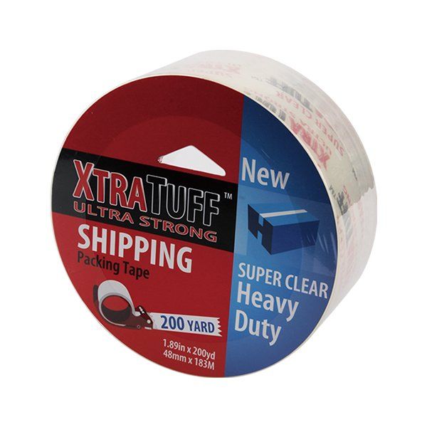 24 pieces of XtraTuff Packing Tape 1.89in by 200yd Super Clear