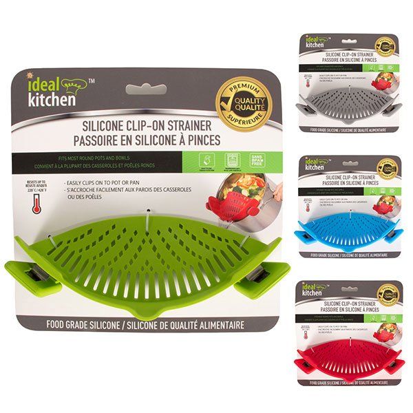 24 pieces of Ideal Kitchen Silicone Clip & Strainer