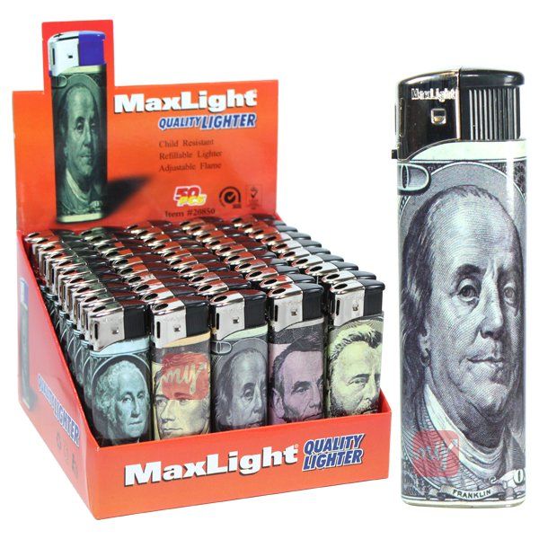 cigarette lighter max amps 1000 pieces MaxLight Electronic Lighter Dollar PDQ - Lighters - at