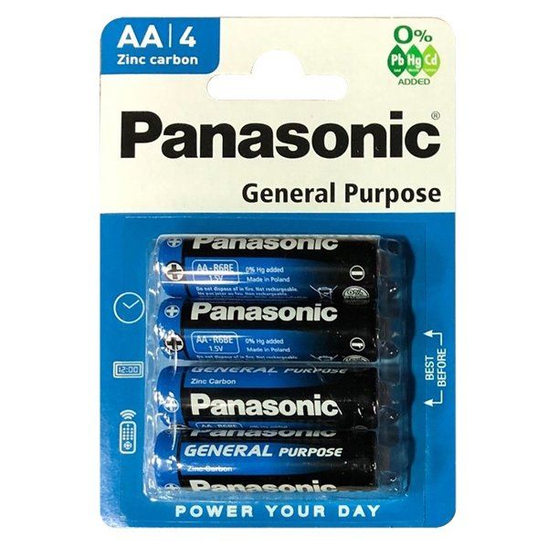 12 pieces of Panasonic Battery HD AA 4PK