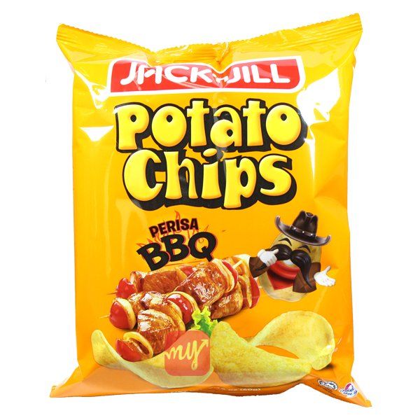 36 pieces of Jack n Jill Potato Chips 60g BBQ