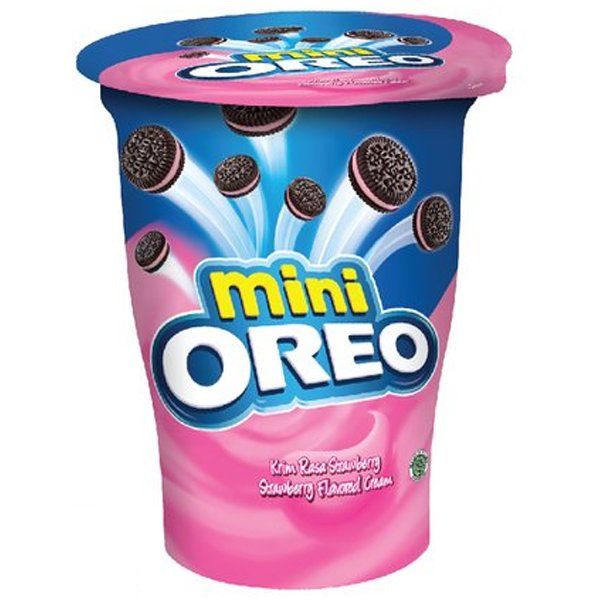 24 pieces of Oreo Mini Cups 61g Strawberry
