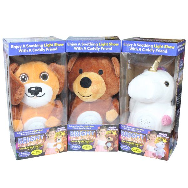 12 pieces of Bright Cuddle Lights Doll Assorted