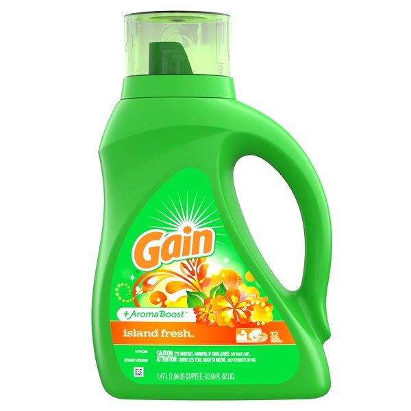 6 pieces of Gain Liquid 46oz (1.36L) Island Fresh