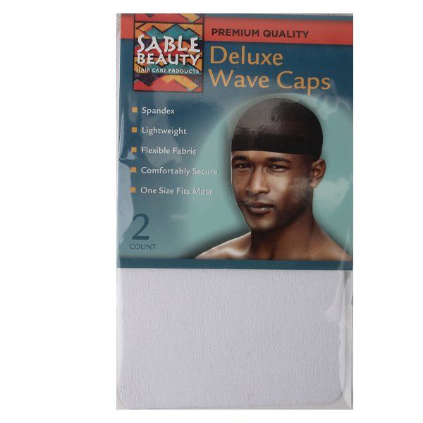 240 pieces of Sable Beauty Deluxe Wave Cap 2PK White