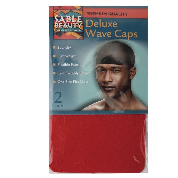 240 pieces of Sable Beauty Deluxe Wave Cap 2PK Red