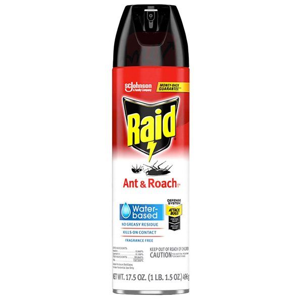 18 pieces of Raid Ant & Roach Spray 17.5oz Water Based