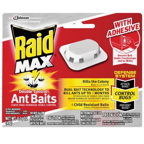 36 pieces of Raid Ant Bait 4 Count [4g] (36 Piece Display)