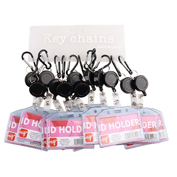 300 pieces of ID Card Holder Extendable w/ Clip