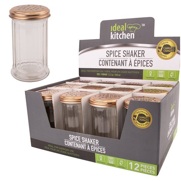 24 pieces of Ideal Kitchen Glass Spice Dispenser Rose Gold