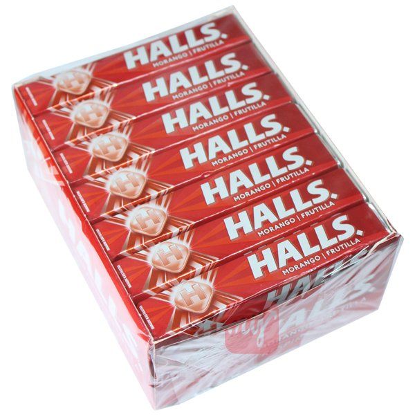 630 pieces of Halls 9pc Strawberry (Imported)