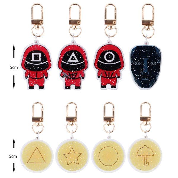 1200 pieces of SG Acrylic Keychain 5cm