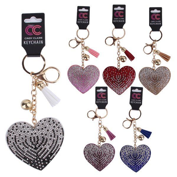 144 pieces of Keychain Heart