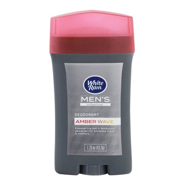 12 pieces of White Rain 2.25oz Men's Deodorant Amber Wave