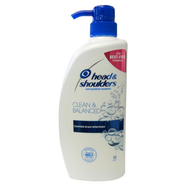6 pieces of Head & Shoulders Shampoo 720ml w/ Pump Clean Balance